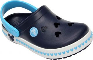 Infants/Toddlers Crocs Crocband Mickey Clog III   Navy/Electric Blue Slip on Sho