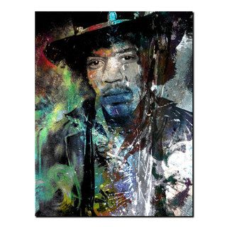 Alexis Bueno Jimmy Hendrix Acrylic Wall Art (LargeSubject PeopleMedium Ink PrintImage dimensions 32 inches high x 24 inches wide x 2 inches deep Outer dimensions 32 inches high x 24 inches wide x 2 inches deep  )