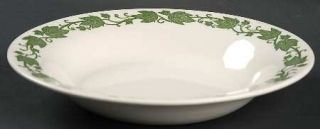 Royal (USA) English Ivy (Rim) Rim Soup Bowl, Fine China Dinnerware   Green Ivy O