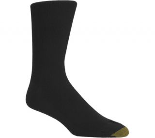 Mens Gold Toe Metropolitan Midcalf 101M (12 Pairs)   Black Dress Socks
