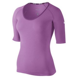 Nike Pro Core Fitted Studio Womens Shirt   Noble Violet Heather