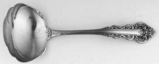 Oneida Southern Baroque (Stainless) Gravy Ladle, Solid Piece   Stainless, Glossy