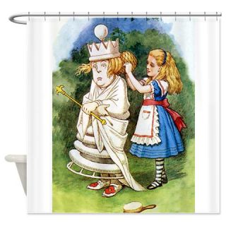  Alice and The White QUeen Shower Curtain  Use code FREECART at Checkout