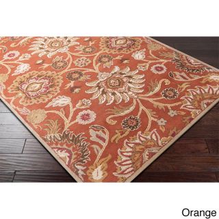 Hand tufted Alameda Traditional Floral Wool Area Rug (8 X 10)