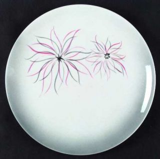 Nobility Ballet Dinner Plate, Fine China Dinnerware   Pink & Gray Floral, Gray S