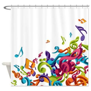  Musical Notes Shower Curtain  Use code FREECART at Checkout