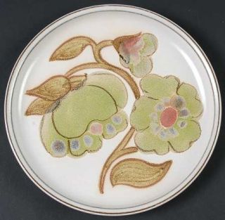 Denby Langley Troubadour Salad Plate, Fine China Dinnerware   Green Flowers, Bro