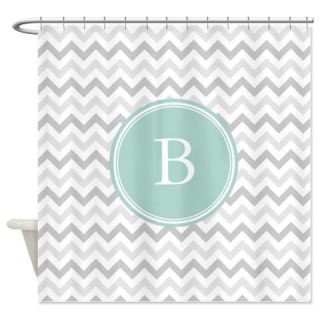  Mint Grey Chevron Shower Curtain  Use code FREECART at Checkout
