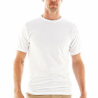 Dockers 3 pk. Classic Crewneck T shirts, White, Mens