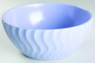 Dansk Tsunami Blue Coupe Soup Bowl, Fine China Dinnerware   All Blue, Embossed W