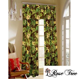 Rain Forest Curtain Panel Pair With Tiebacks