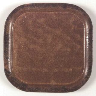 Nelson McCoy Canyon Square Salad Plate, Fine China Dinnerware   Mesa Line, Brown