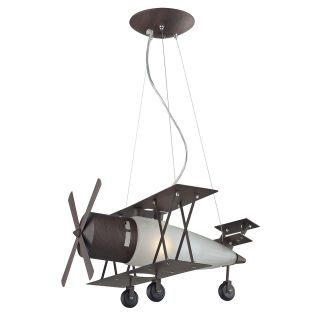 Elk Lighting Bi plane 1 light Walnut Pendant