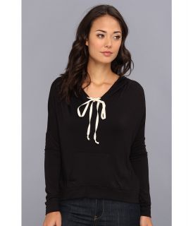 Gabriella Rocha Allison Pullover Hooded Sweater Womens Sweater (Black)