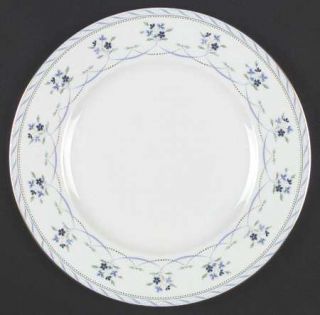 Lenox China Orleans Blue Dinner Plate, Fine China Dinnerware   Classics, Blue Fl