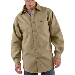 Carhartt Canvas Shirt Jacket   Cottonwood, 2XL, Model# S296