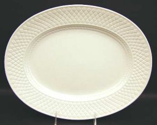 Spode Mansard (Off White, Earthenware) 13 Oval Serving Platter, Fine China Dinn