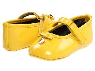 Dolce & Gabbana Patent Leather Ballerina Womens Maryjane Shoes (Yellow)