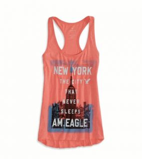 Pink Boom AE NYC Graphic Favorite Tank, Womens S