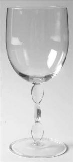Wedgwood Oval Link Wine Glass   B Barry,Clear,Plain Bowl,Ovals In Stem