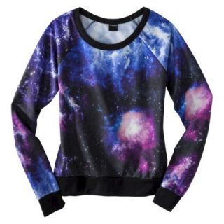 Juniors Galactic Graphic Sweatshirt   L(11 13)