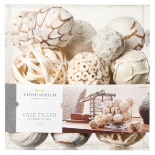 Threshold Decorative Mixed Vase Filler   White/Natural