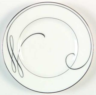 Waterford China Ballet Ribbon (Platinum) Bread & Butter Plate, Fine China Dinner