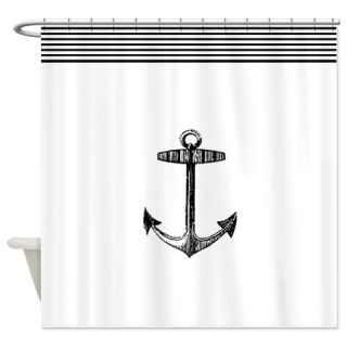  Vintage black anchor Shower Curtain  Use code FREECART at Checkout