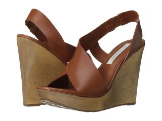Diane von Furstenberg Sunny Womens Wedge Shoes (Brown)