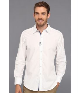 Robert Graham Centaur L/S Woven Shirt Mens Long Sleeve Button Up (White)