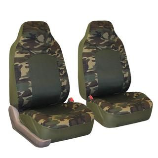 Fh Group Camouflage Airbag compatible Front Bucket Seat Covers (set Of 2)