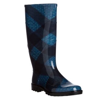 Burberry 3829458 Brit Check Rain Boots (100 percent PVC Toe shape RoundHeel height 1 inchShaft height 13 inches Circumference 14.75 inchesLining InsulatedSoleRubber grip outsole Foot bed Padded Measurement Guide Womens Shoe Sizing Guide<ul