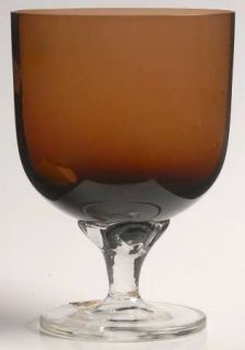 Gorham Zest Brown Water Goblet   Brown