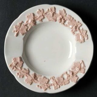 Wedgwood Pink On Cream Color (Plain Edge) 4 Ashtray, Fine China Dinnerware   Pl