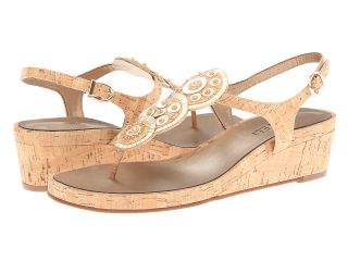 Vaneli Kosey Womens Wedge Shoes (Gold)