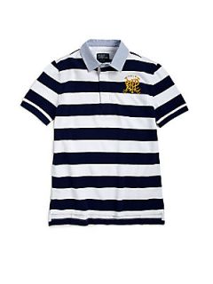 Ralph Lauren Boys Striped Mesh Polo Shirt