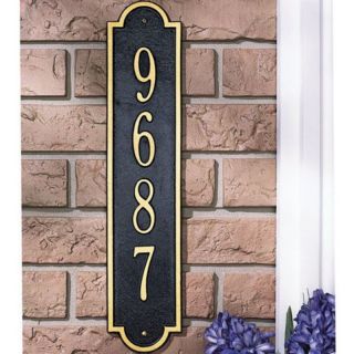 Whitehall Richmond Vertical 1 line Wall Plaque Bronze/Gold Letters   2998OG, 6W