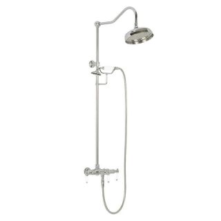 Elizabethan Classics ECETS11 Wall Mount Exposed Shower System with Porcelain