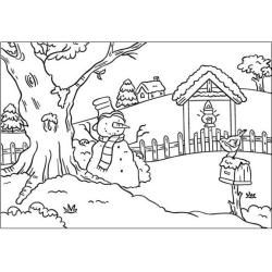 Nellies Choice Picture Embossing Folder 4 X6  Snowman Scene