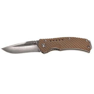 Boker Magnum Five Tactical Pocket Knife (TanBlade materials 440 stainless steelHandle materials G10Blade length 3.25 inchesHandle length 4.5 inchesWeight 5.5 ouncesDimensions 7.75 inches high x 1 inch wide x 0.25 inch deepBefore purchasing this prod