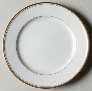 Fitz & Floyd Classique DOr White Bread & Butter Plate, Fine China Dinnerware  