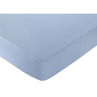 Sweet Jojo Designs Come Sail Away Blue Fitted Crib Sheet