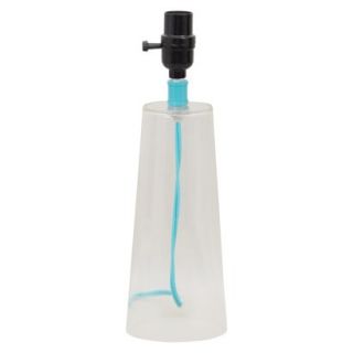 Room Essentials Tall Tapered Lamp Base with Teal Cord Small (Includes CFL Bulb)