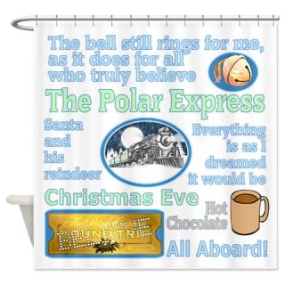  The Polar Express Shower Curtain  Use code FREECART at Checkout