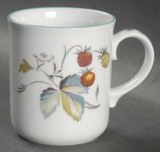 Royal Worcester Strawberry Fair (Oven To Table,Bluetrim) Mug, Fine China Dinnerw