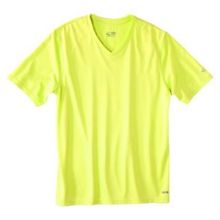 C9 By Champion Mens Advanced Duo Dry Endurance V  Neck Tee   Solar Flare S