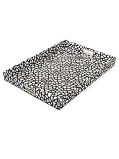 Oscar de la Renta Gardenia Accent Tray/Black   No Color