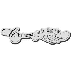Stampendous Christmas Cling Rubber Stamp  Christmas Air