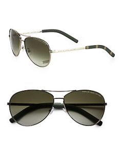 Marc by Marc Jacobs Aviator Sunglasses   Light Gold