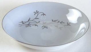 Seyei Belmar Fruit/Dessert (Sauce) Bowl, Fine China Dinnerware   White Flowers,